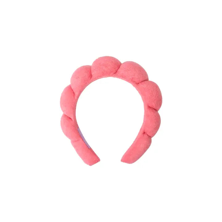 Cait + Co Plush Spa Headband - Pearl | Gem Collection