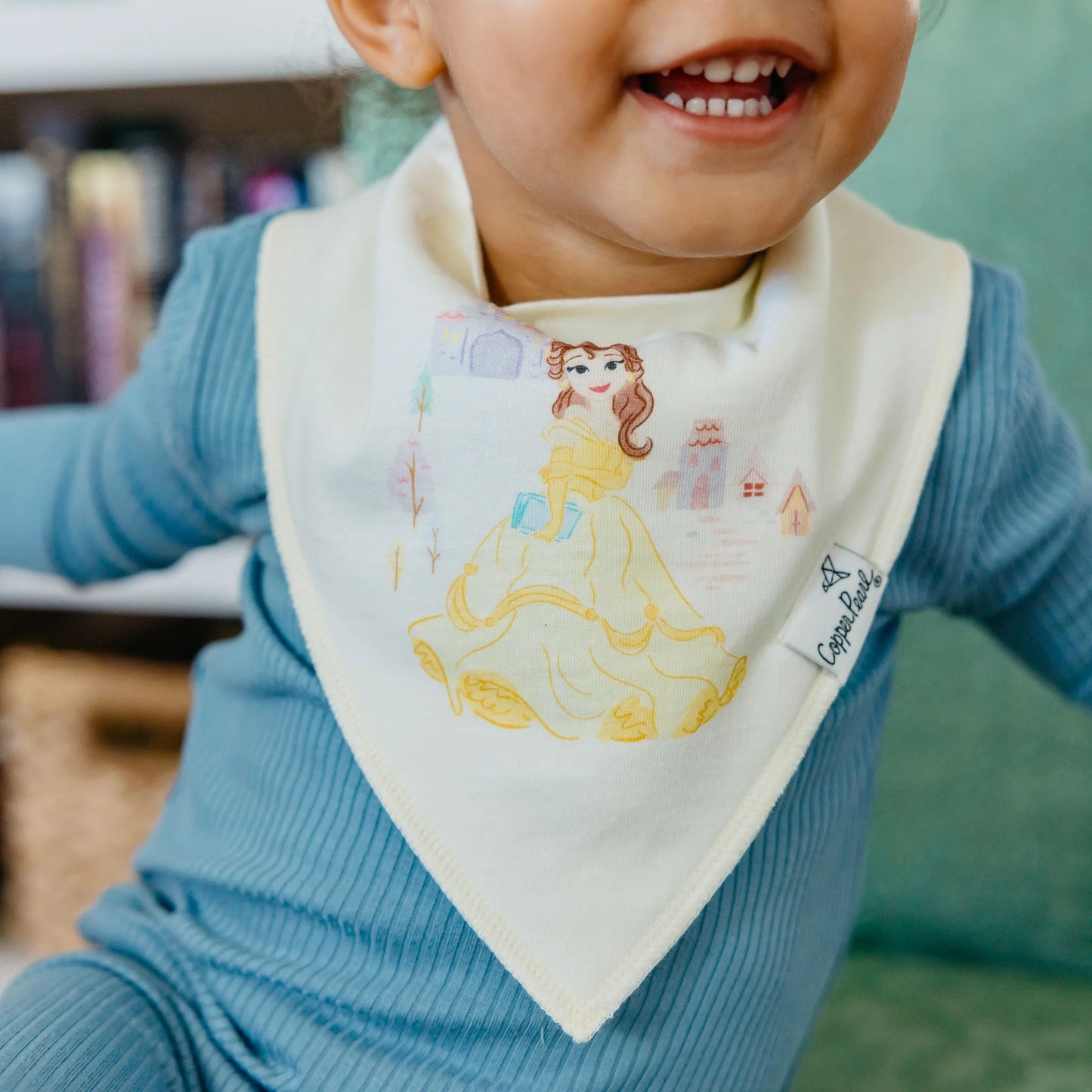 Copper Pearl Disney Princess Baby Bandana Bibs