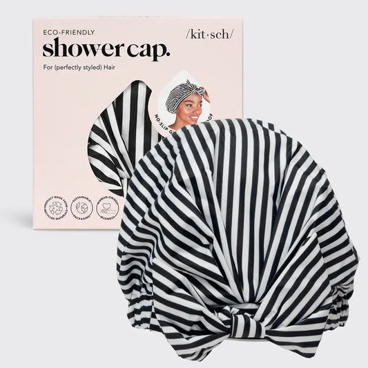 Kitsch Luxury Shower Cap - Stripes