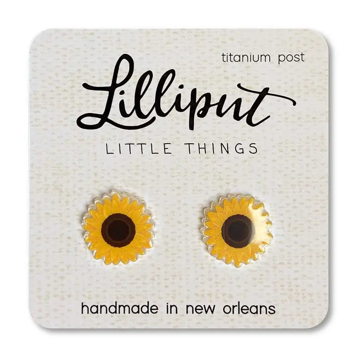 Lilliput Little Things Sunflower Earrings