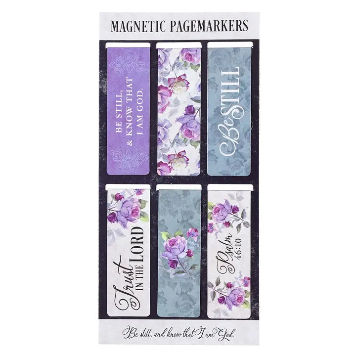 Magnetic Bookmark Set Be Still Ps. 46:10 – shopflowersplus.com