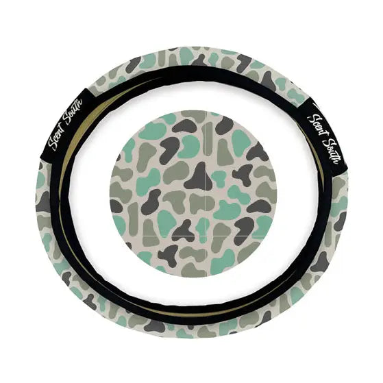 Scent South Marsh Camo - Steering Wheel Cover