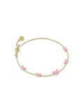 KENDRA SCOTT LILLIA BUTTERFLY ENAMEL DELICATE CHAIN BRACELET