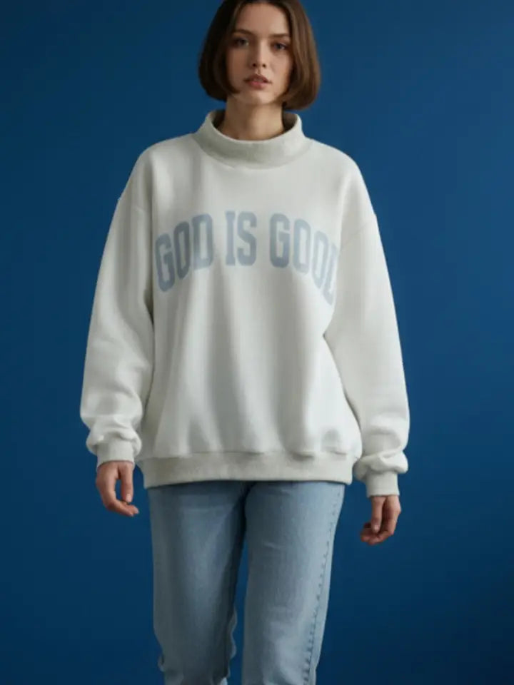 JESUS | 'jesus & God Is Good' Reversible Sweatshirt