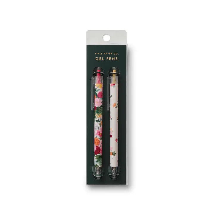 Rifle Paper Co. Dahlia Set of 2 Gel Pens