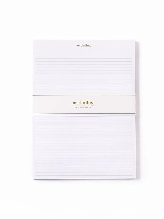 So Darling Folio Refill Notepad