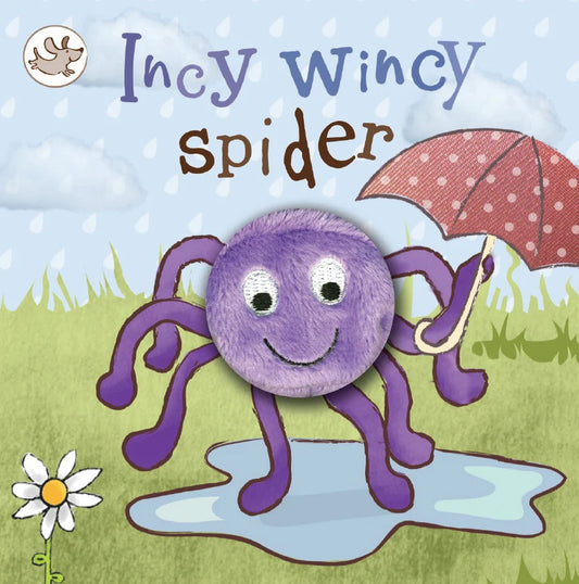 Incy Wincy Spider Chunky Board Book with Finger Puppet