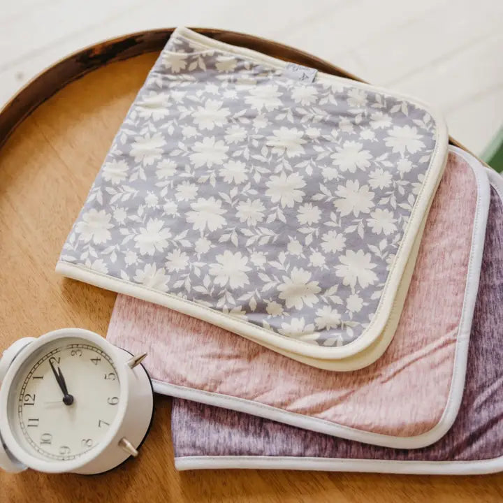 Copper Pearl Premium Burp Cloths - Lacie