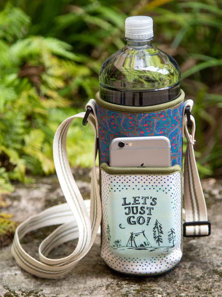 Natural Life Insulated Water Bottle Carrier - Let's Just Go