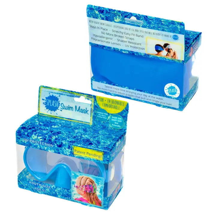 Splash Place Swim Goggles Youth Mask- Mermaid