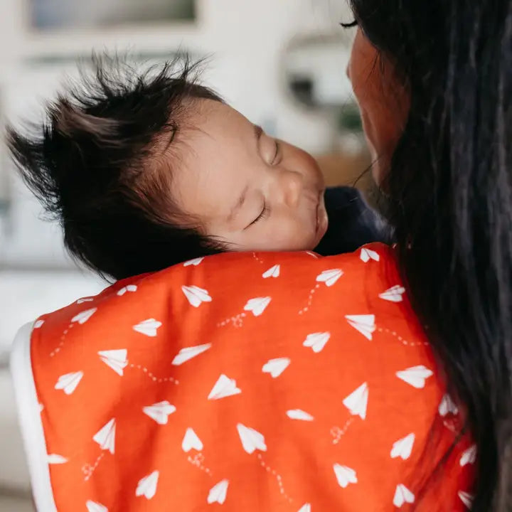 Copper Pearl Premium Burp Cloths - Ace