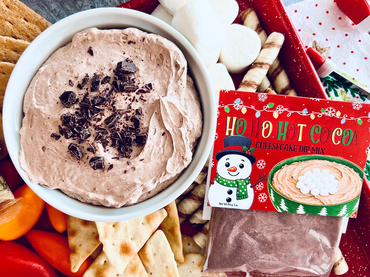Carmie's Kitchen Ho Ho Hot Cocoa Cheesecake Dip Mix - Holiday Collection