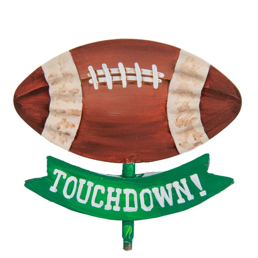 The Round Top Collection Touchdown Football Finial