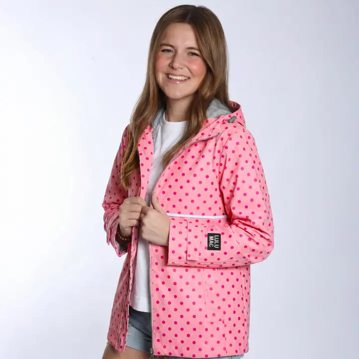 Pink/Hot Pink Lulu Mac Raincoat