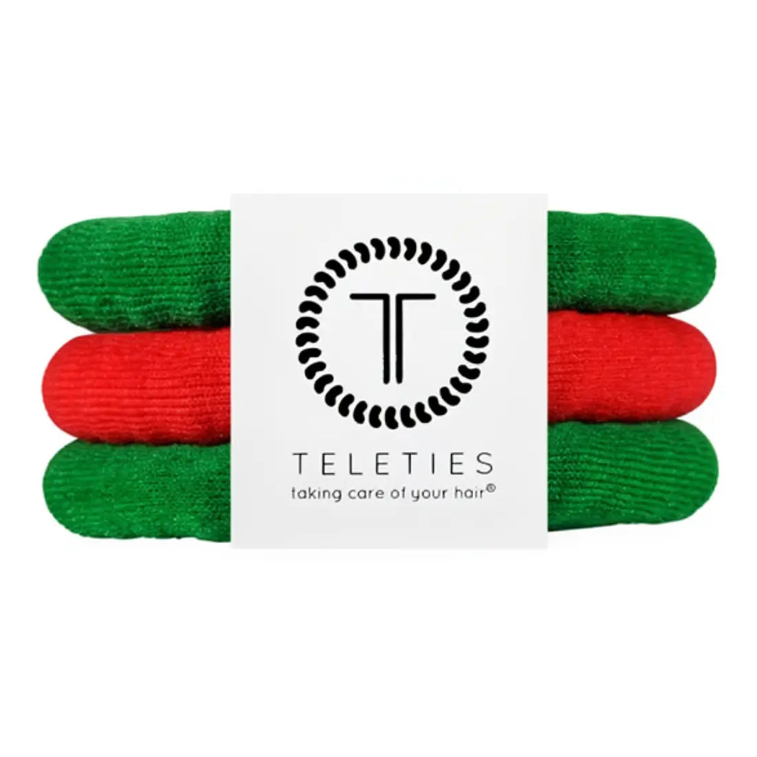 Teleties Jolly & Bright | Small | Nylon Hair Ties