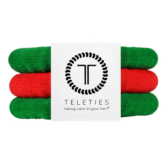 Teleties Jolly & Bright | Small | Nylon Hair Ties