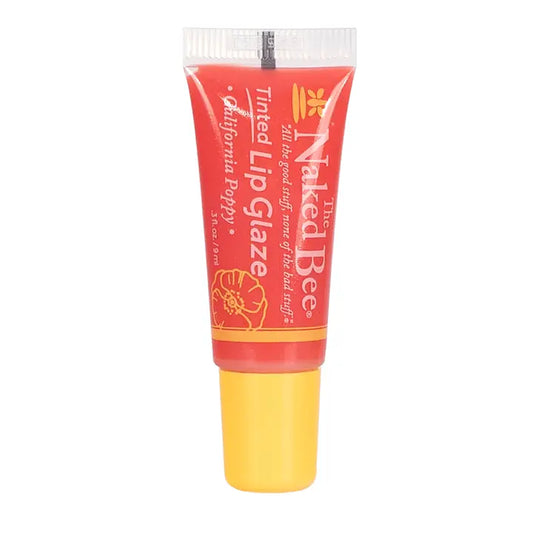 The Naked Bee California Poppy Tinted Lip Glaze