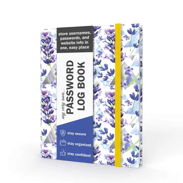 Seriously Shea Password + Username Log Book | Lavender