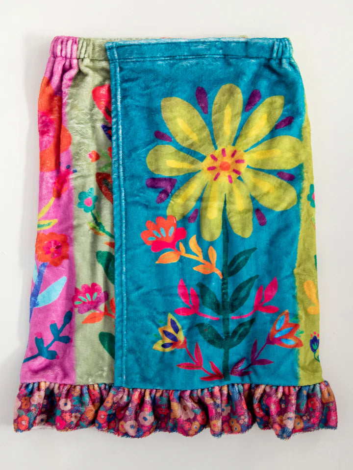 Natural Life Shower Body Towel Wrap - Flowers