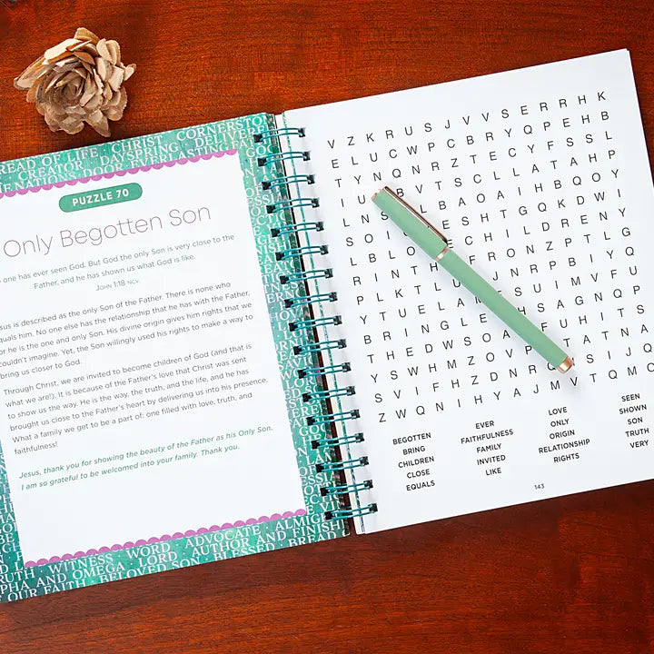 100 Meditations On the Names of Jesus (Word Search Devo)