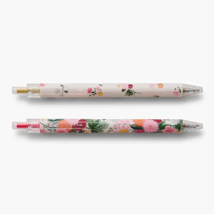 Rifle Paper Co. Dahlia Set of 2 Gel Pens