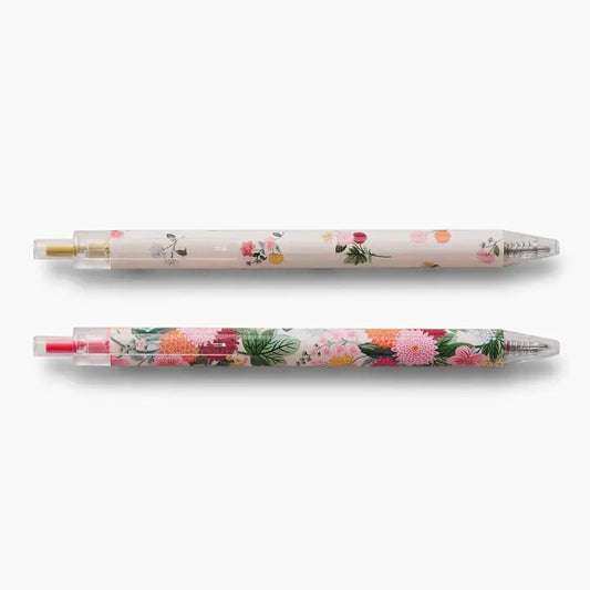 Rifle Paper Co. Dahlia Set of 2 Gel Pens