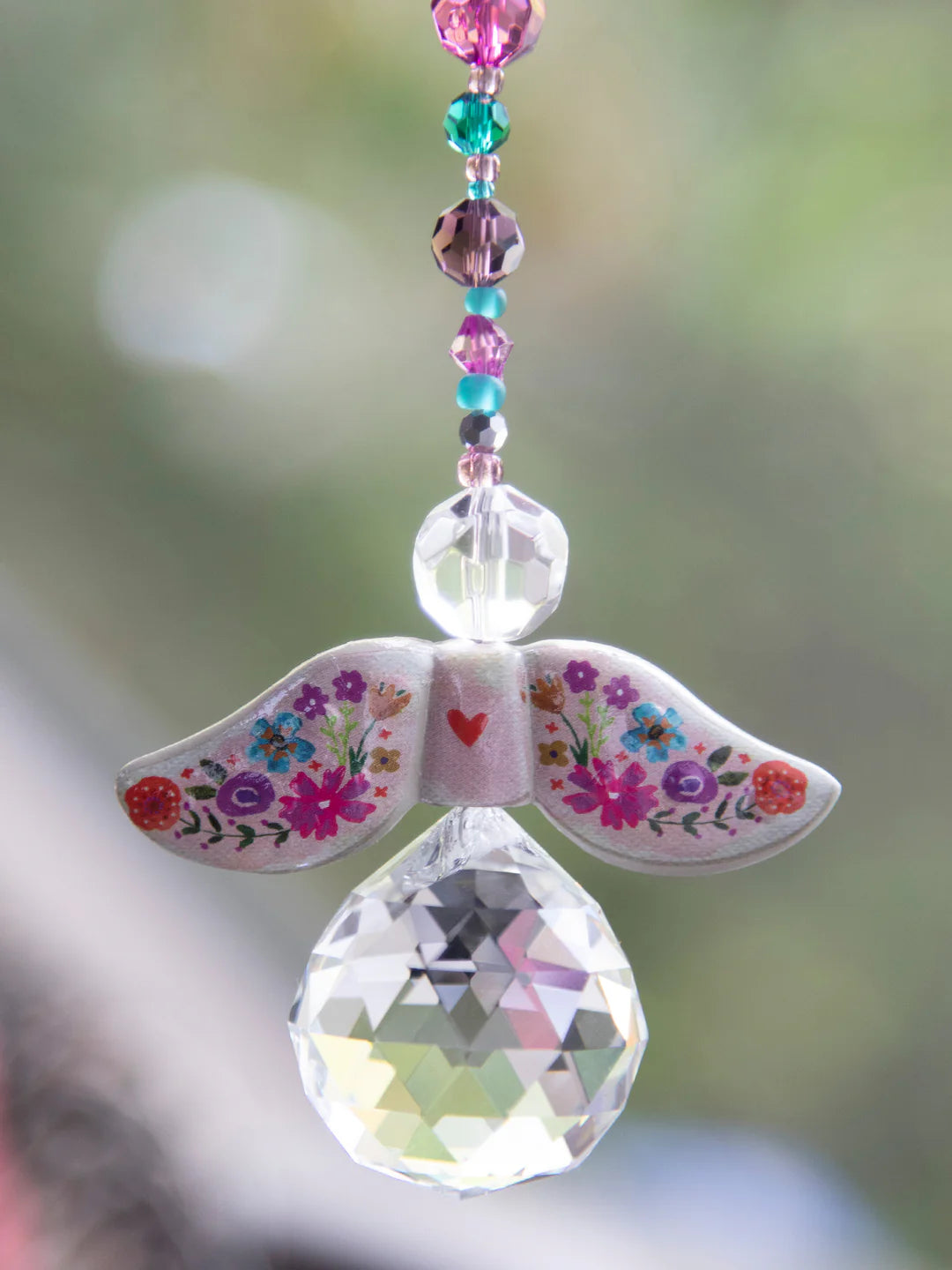 Natural Life Sun Catcher Car Charm-Angel