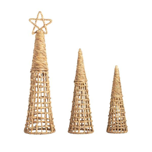 MUDU PIE WOVEN HYACINTH CHRISTMAS TREES