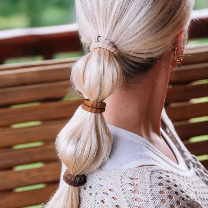 Teleties Espresso Yourself Small Nylon Hair Ties