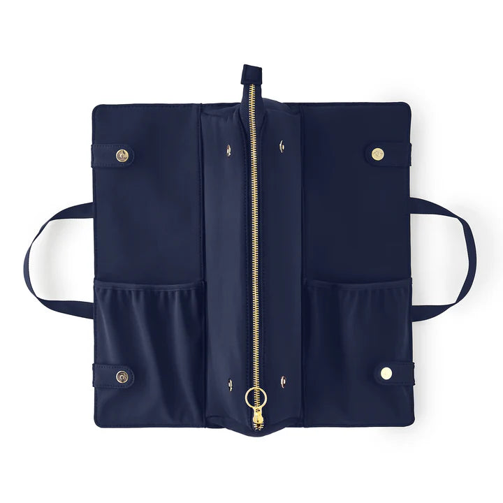 Kusshi Hair Tools Bag-Navy with Khaki
