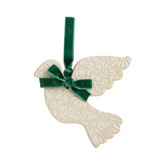 MUD PIE BOXED TURTLE DOVE ORNAMENT