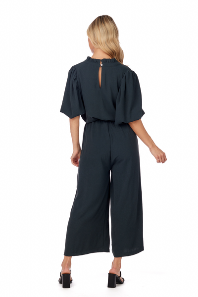 MUD PIE ANNALISE JUMPSUIT-GREEN