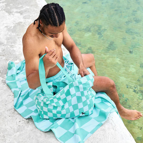 Dock & Bay Foldaway Tote Bags - Check Mate