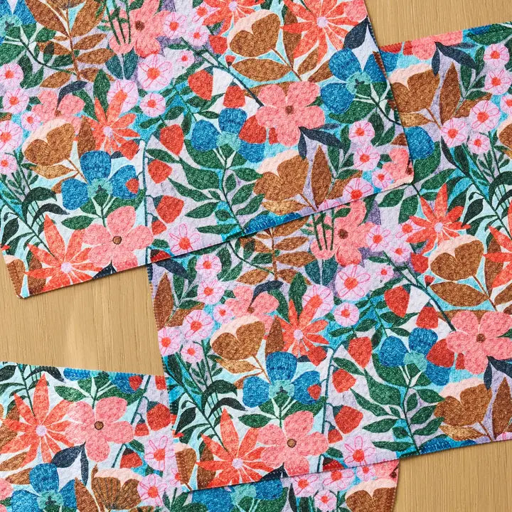 Geometry Bloom Entangled Dishcloth Set