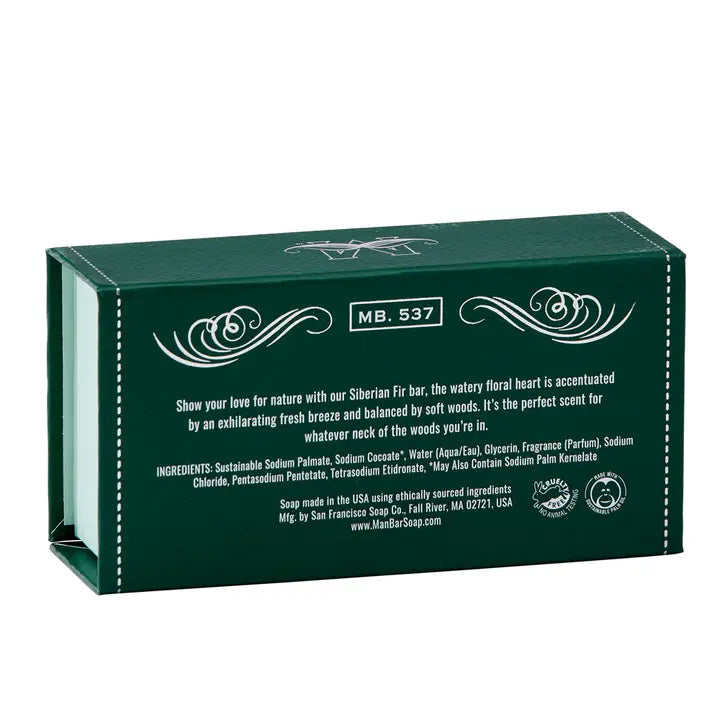 Man Bar Soap Siberian Fir Hydrating Man Bar
