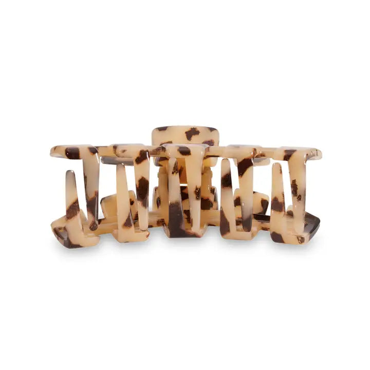 Teleties Classic Hair Clip | Small | Blonde Tortoise