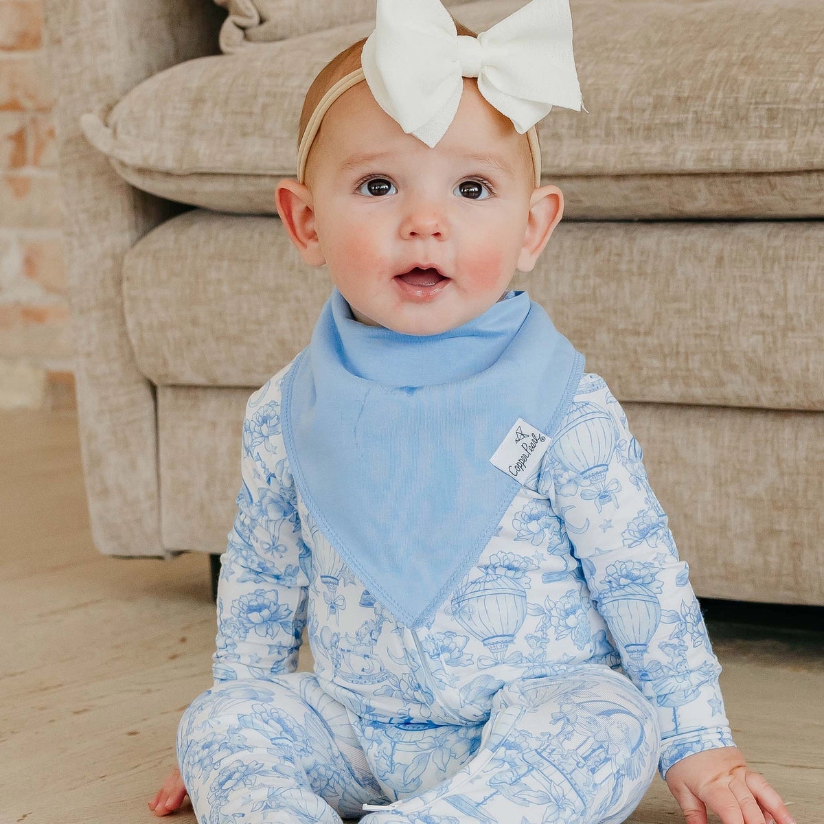 Copper Pearl 4 Pack Baby Bandana Bibs - Vintage Carnival