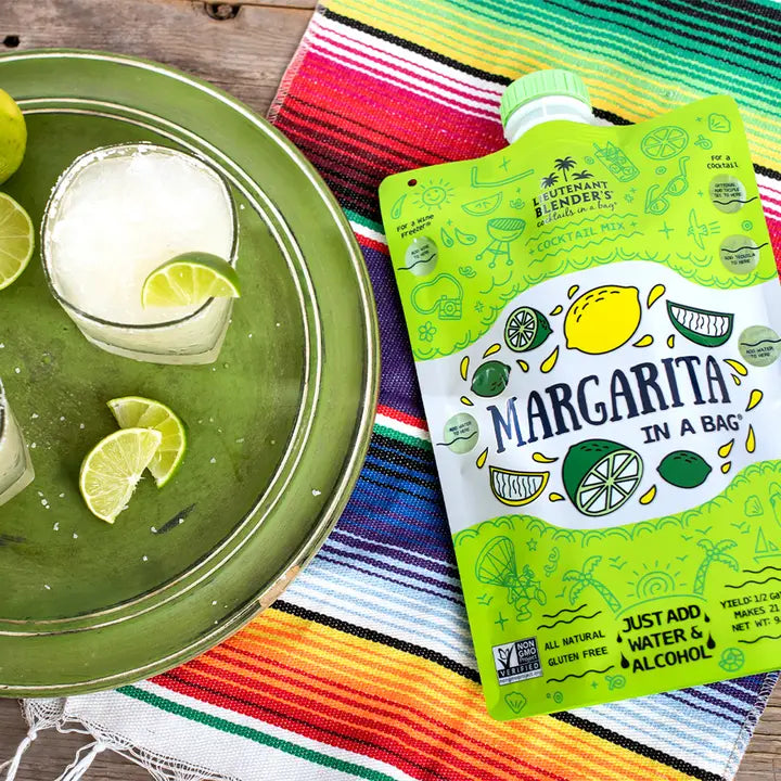 Lieutenant Blender's Margarita in A Bag® Cocktail / Mocktail Slushie Mixer