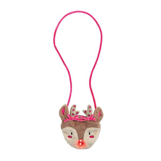 MUD PIE LIGHT-UP REINDEER PURSE