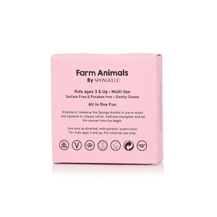 Spongelle Peggy Pig Farm Animals Sponge