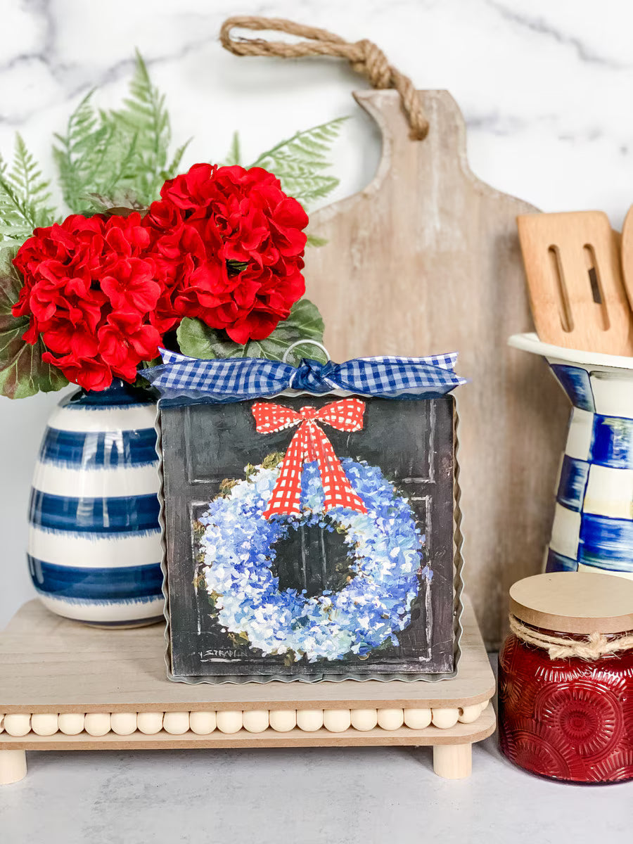 The Round Top Collection Mini Art All American Wreath