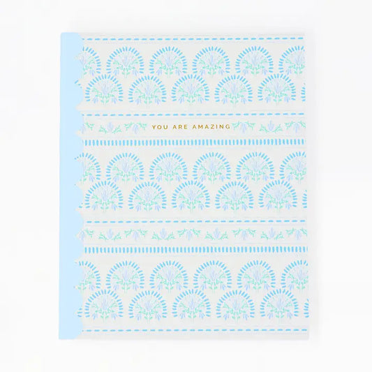 Mary Square Scallop Notebook | You Are Amazing