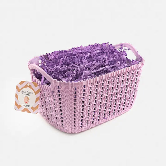 Spa Sister Caddy Basket - Purple