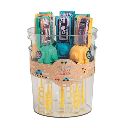 MUD PIE BUBBLE WAND RACE CAR LAUNCHERS