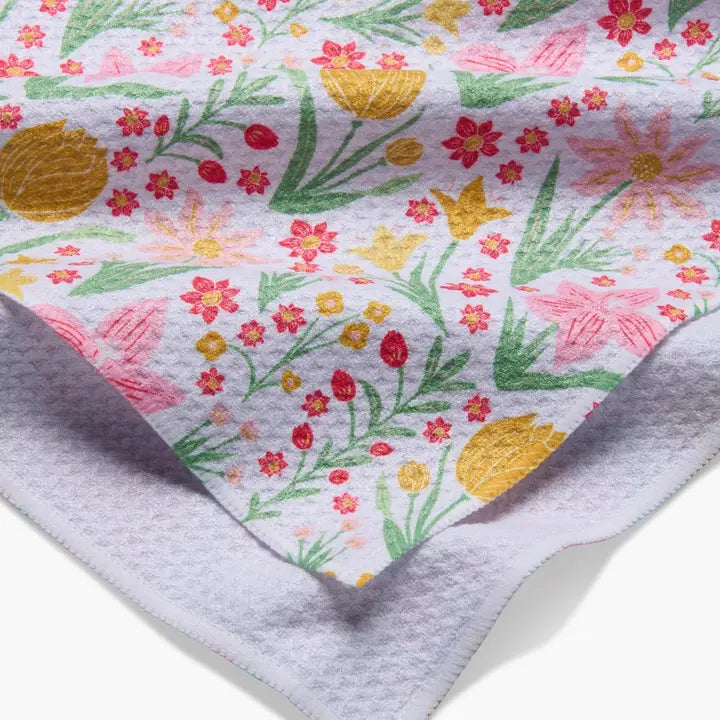 Geometry Garden of Light Tea Towel