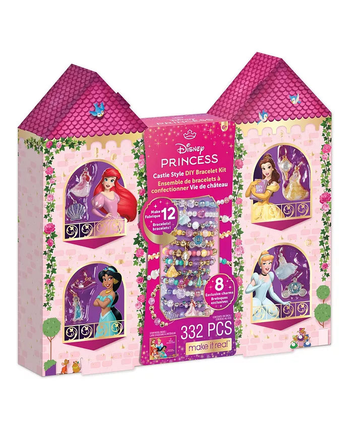 Make It Real Disney Princess Castle Style DIY Bracelet Kit