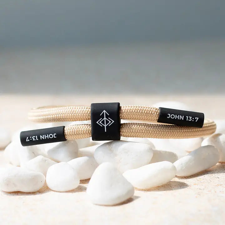 THE PRAYER I SHARE Trust His Timing Christian Cord Bracelet