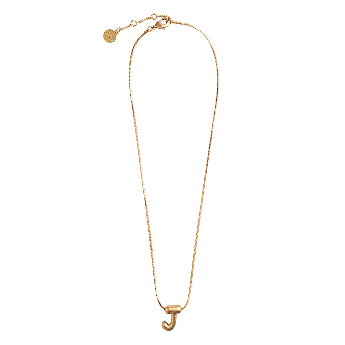MUD PIE J INITIAL NECKLACE