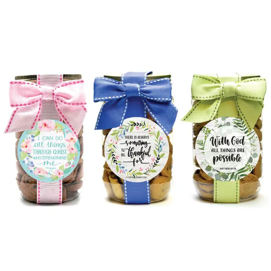 Oh, Sugar! Cookie Pint Jars - Bible Verses-Chocolate Chip