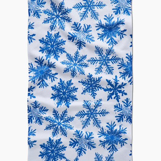 Geometry Snowy Days Blue